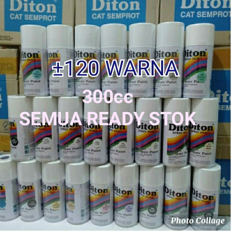 Jual Pilox Diton 300cc 300 Cc Cat Semprot Pylox Pilok Warna Solid Metalic Candy Pilok Pilox Cat 9458