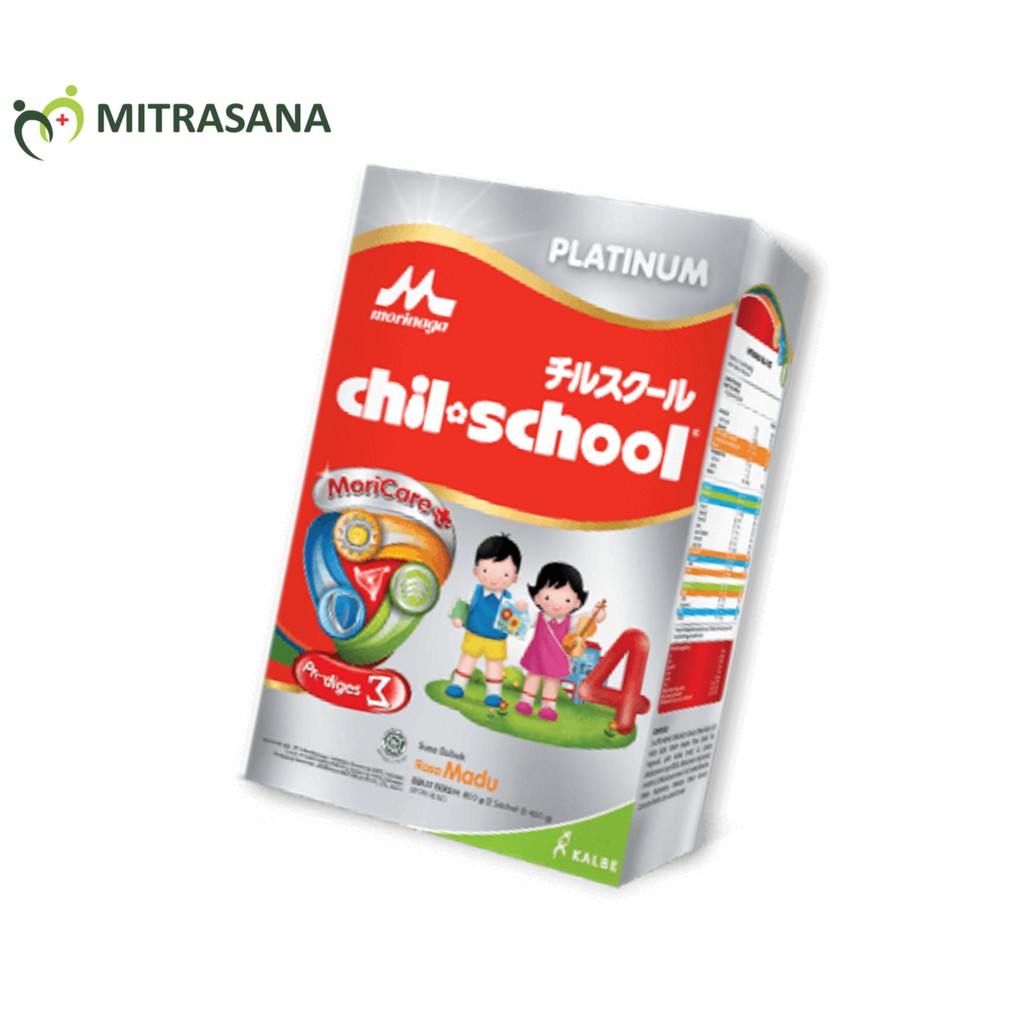 Chil School Platinum Moricare+ Vanilla madu coklat 800gr