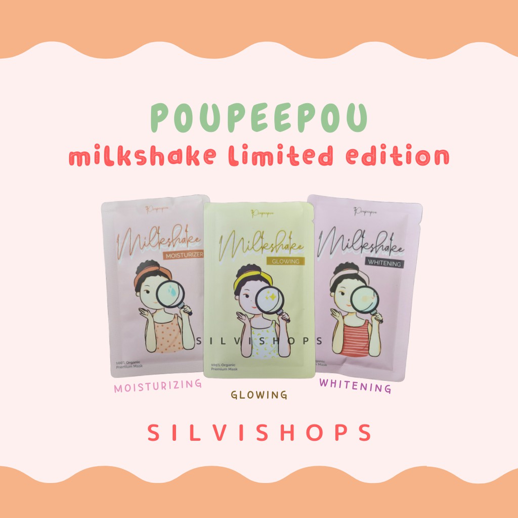 Masker Milkshake by POUPEEPOU