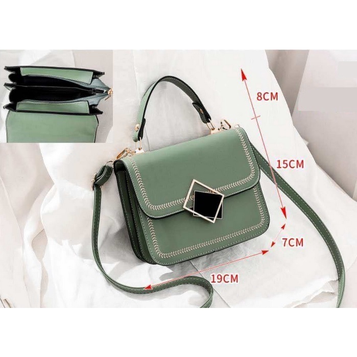 MV_Marvelouz MV111619 tas SLINGBAG Kekinian wanita import terbaru 1kg bisa 2 tas import GT1619