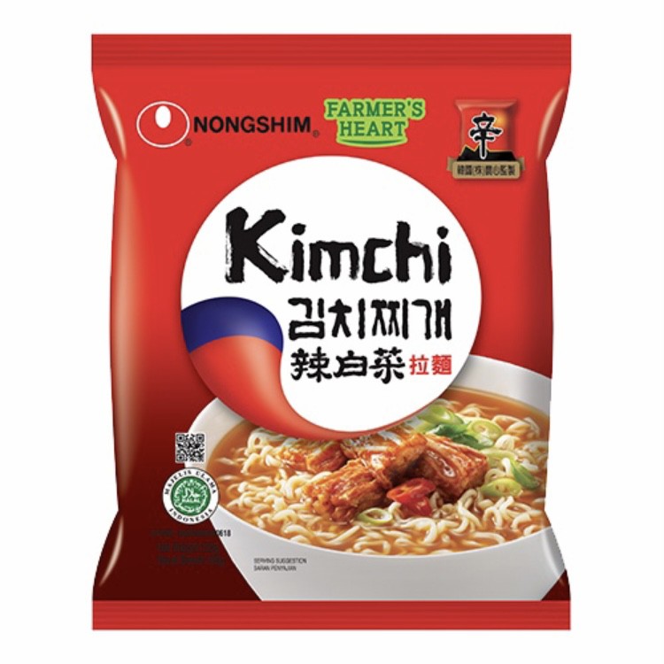 

NONGSHIM - KIMCHI RAMYUN - 120 GR (MIE INSTAN KOREA)