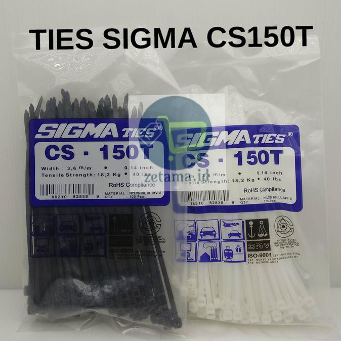 KABEL TIES 15CM SIGMA CS-150T / SIGMA CS150T - Putih