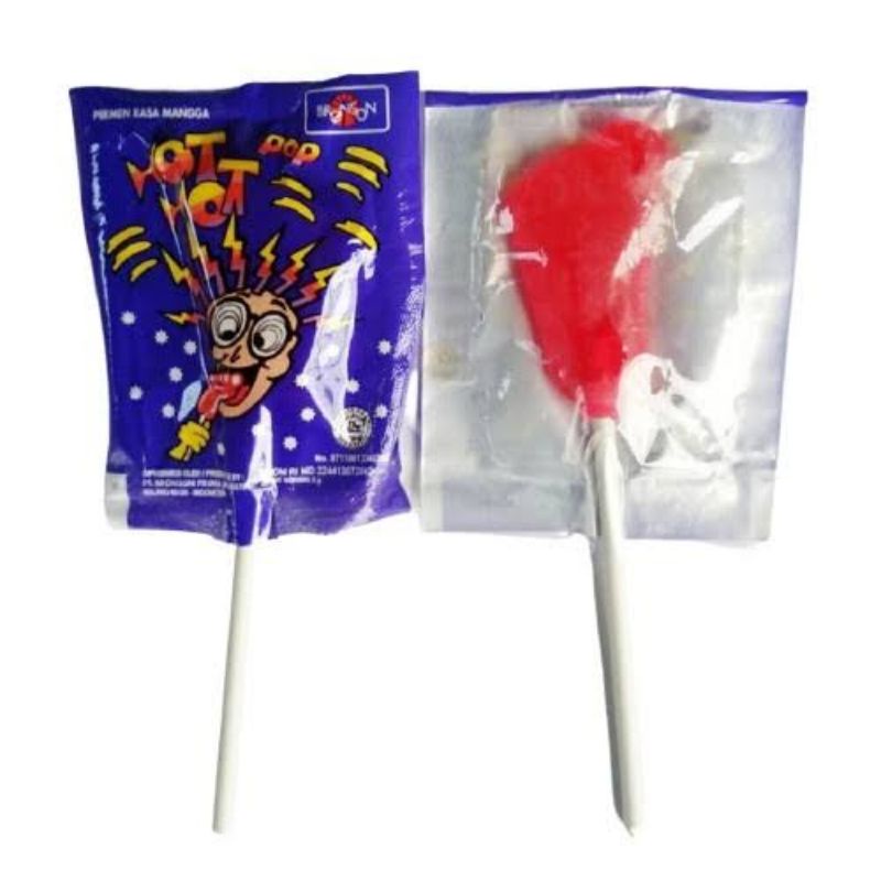 Permen lolipop kaki hot hot pop isi 25 pcs