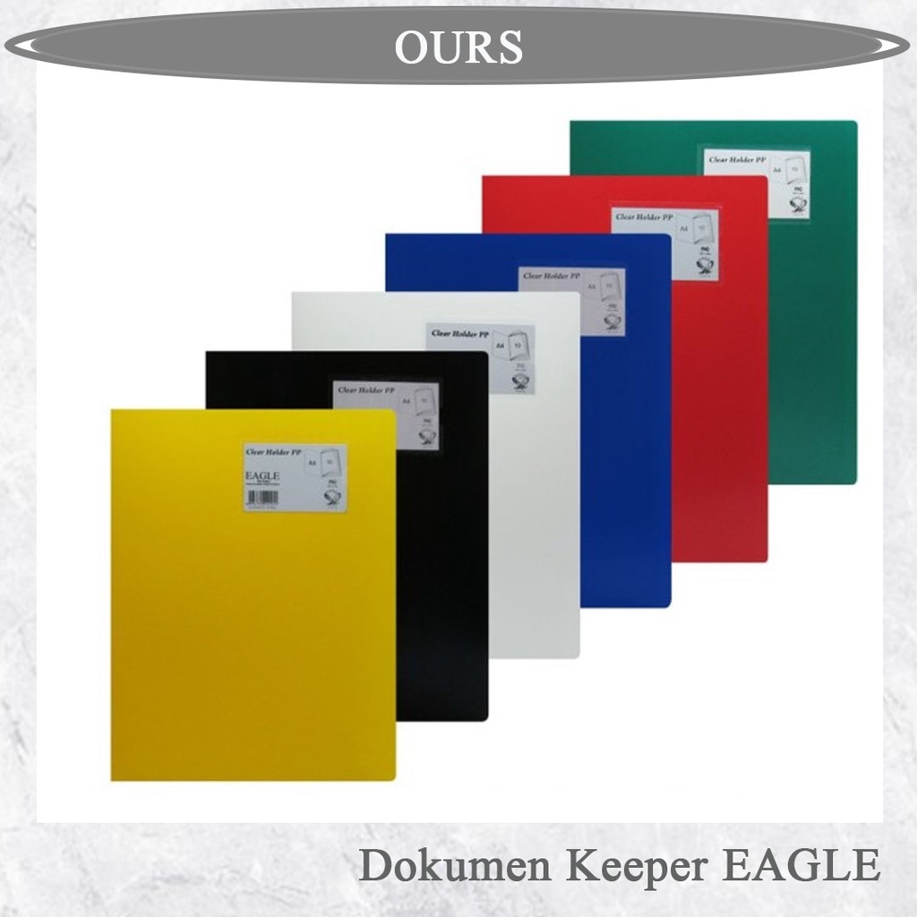 

Dokumen Keeper / Clear Holder E 317 A EAGLE A4 10 Pocket