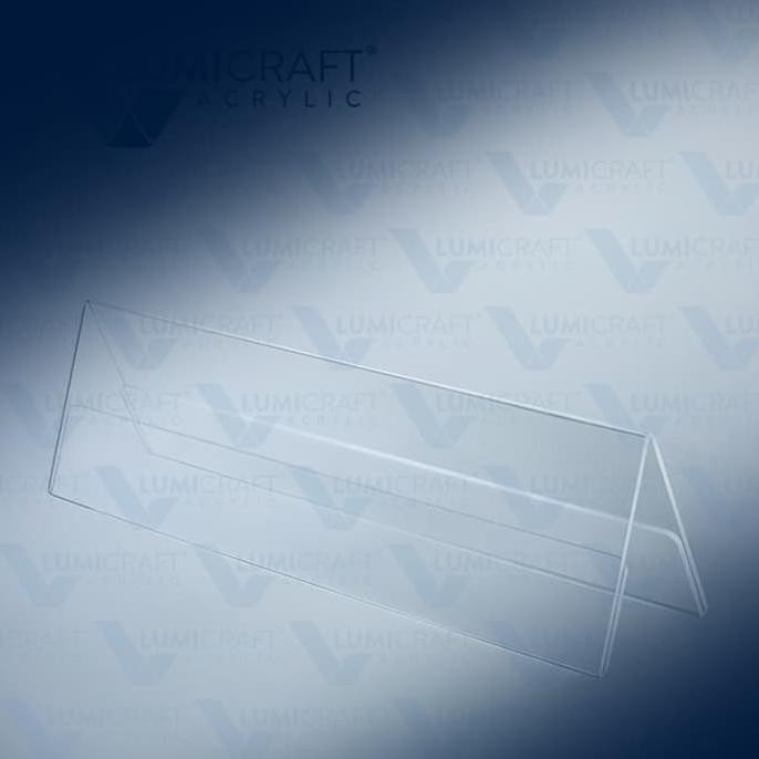 

BANTING HARGA Label Name Plate Display Stand Acrylic Akrilik Model Tenda 30x8 cm TERMURAH