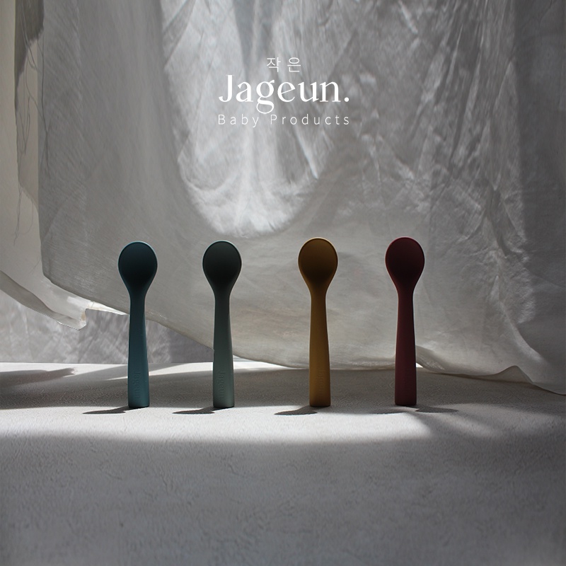 JAGEUN Premium Silicone Baby Spoon | Sendok Makan MPASI Bayi Silikon