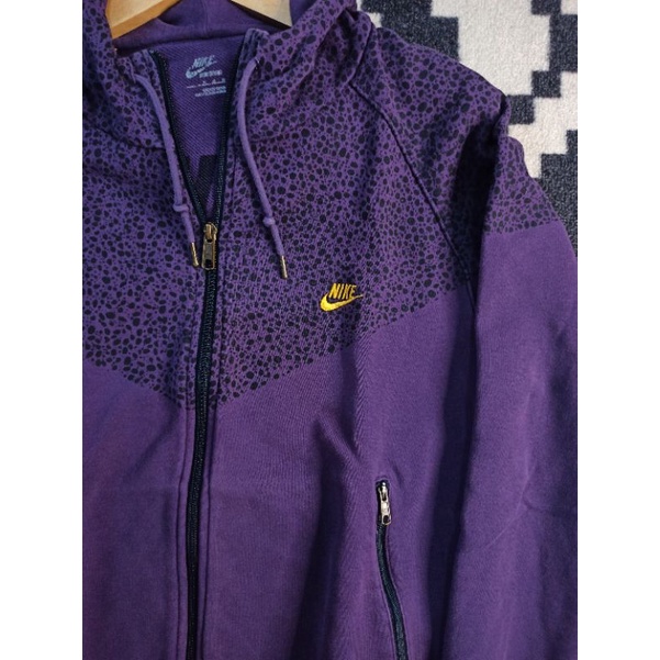 purple nike zip up hoodie