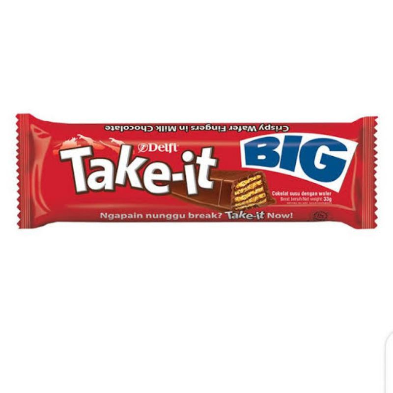 

Delfi take-it big 33g/ cokelat wafer