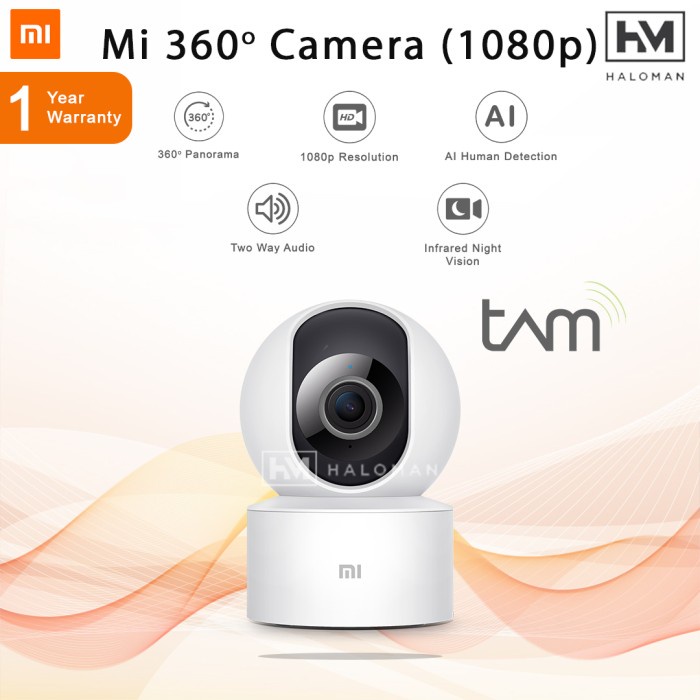 Xiaomi CCTV Mi Home Security Camera 360 1080p