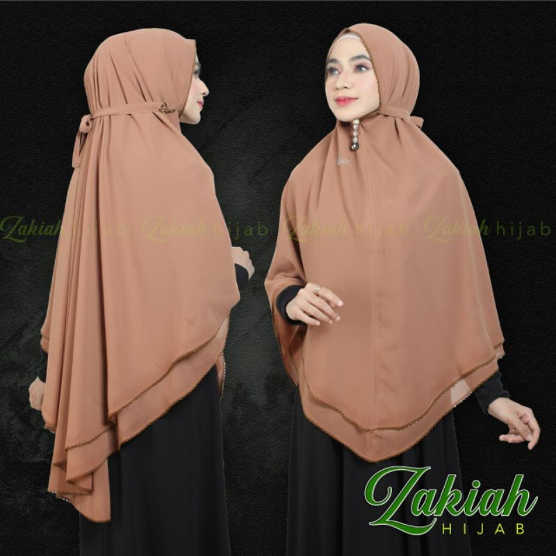 ORI ZAKIAH - khimar hijab jumbo zakiah maryam picot