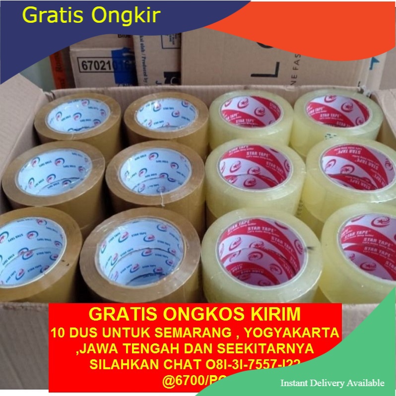 

Lakban Coklat Bening 100 Yard Tebal Dan Kuat Semarang Surabaya Malang Sidoarjo Jawa Timur Jawa Tengah Yogyakarta Murah