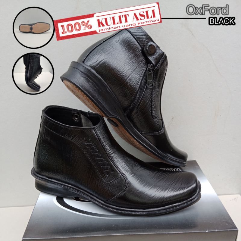 Sepatu pria kulit asli original 100%/sepatu pria kulit boots pantofel/sepatu kulit pria original 100
