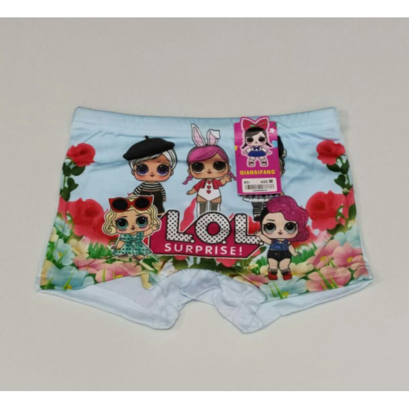 Cd anak Cewe| Celana Dalam LOL Boxer Anak