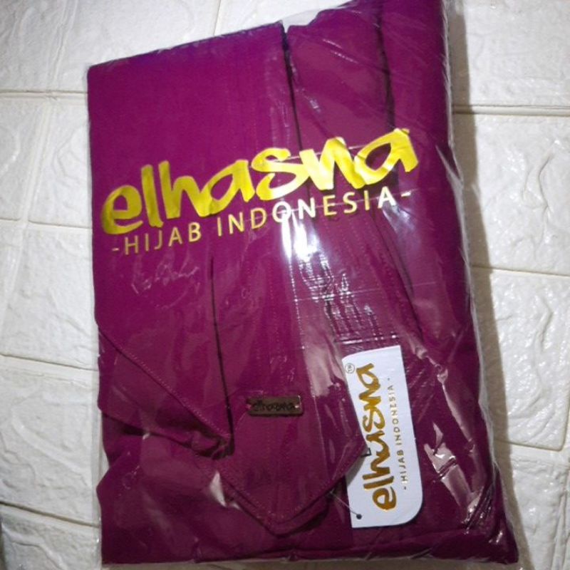 ELHASNA//KHIMAR L ORI ELHASNA/CERUTY BABYDOLL DUA LAYER/KHIMAR ELHASNA/KHIMAR LANCIP-Magenta