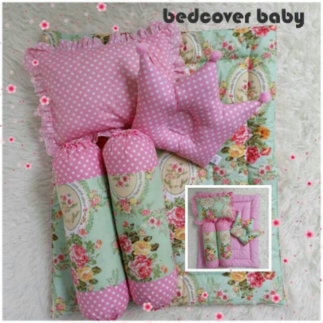Bedcover bayi set bantal bayi shabby chic