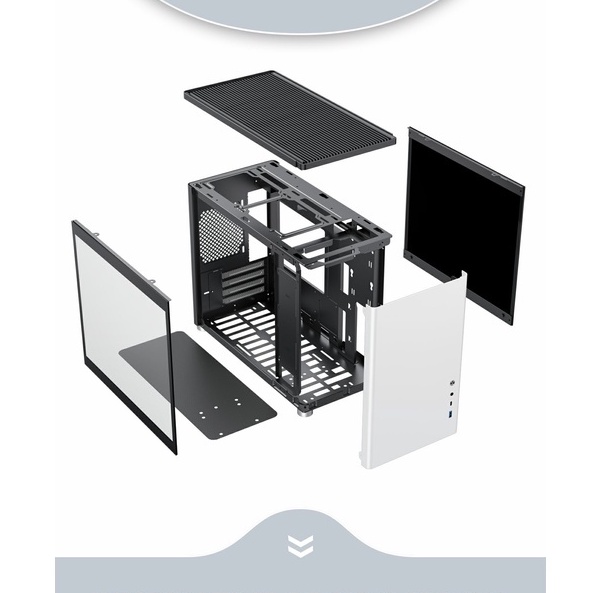 Gamemax Casing PC Gaming SPARK M-ATX / Casing Komputer M ATX