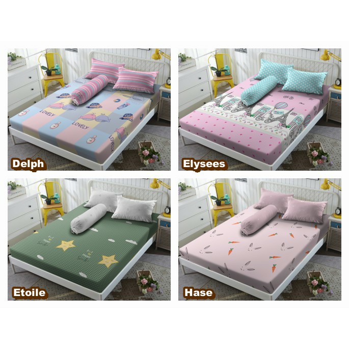  Sprei  Kintakun D luxe Ukuran 180x200 160x200 New 