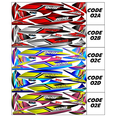 Striping Beat Pop - Stiker Beat Pop - Sticker Beat POP - Striping Beat Pop SEMI FULL - Beat Pop