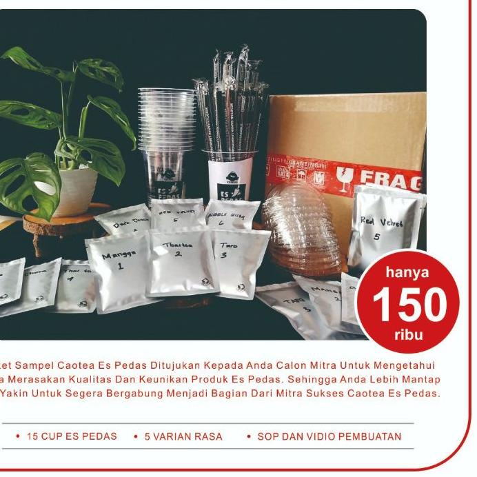 

☄️Best Paket Sampel Caotea Es Pedas Original