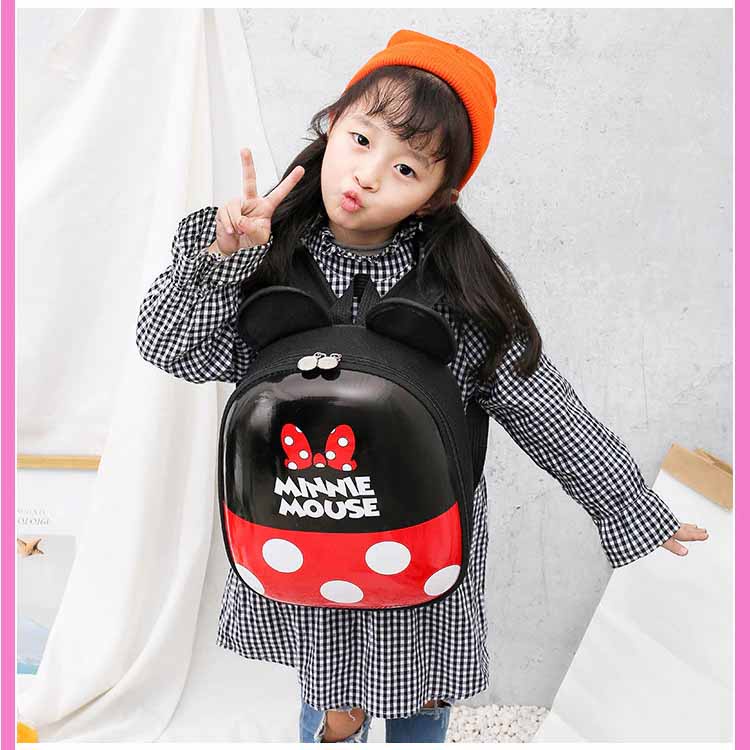 Tas Ransel Sekolah Anak Model Mickey Mouse - Merah