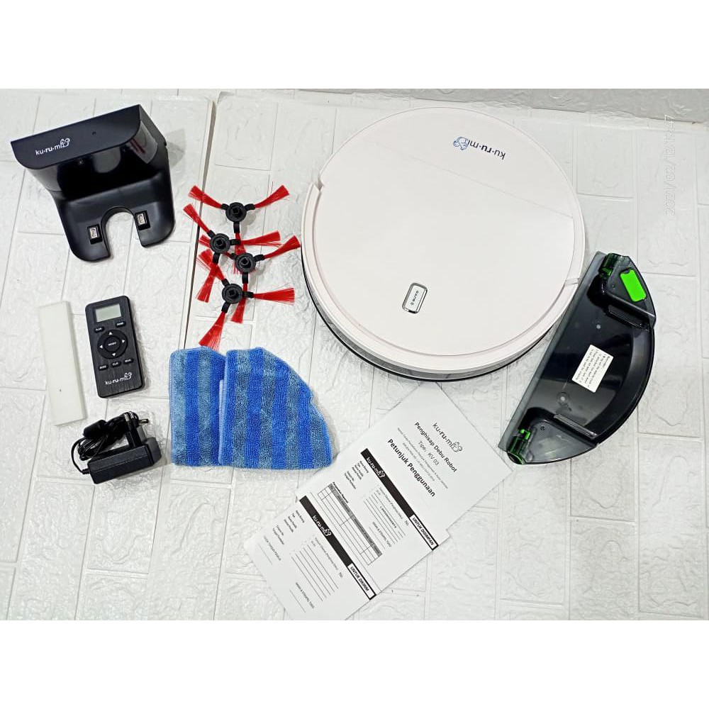 KURUMI ROBOT VACUUM CLEANER KV03 PUTIH / PENYEDOT DEBU KURUMI KV 03