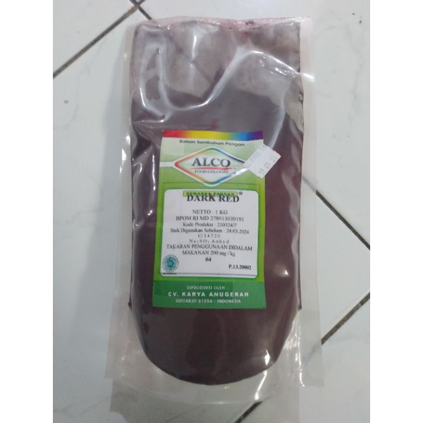 

Pewarna bubuk 1 kg dark red (Merah Tua) 04