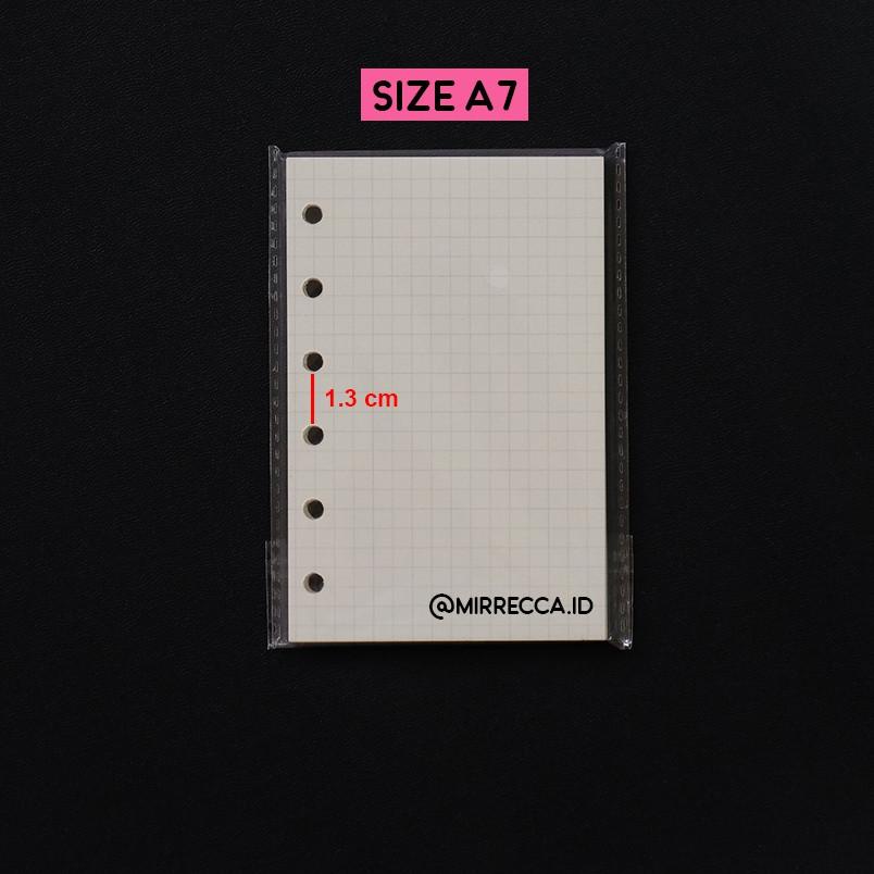 

[KODE BARANG ZDT55] LOOSE LEAF A7 - 6 HOLES - 80 GSM - KERTAS FILE BINDER