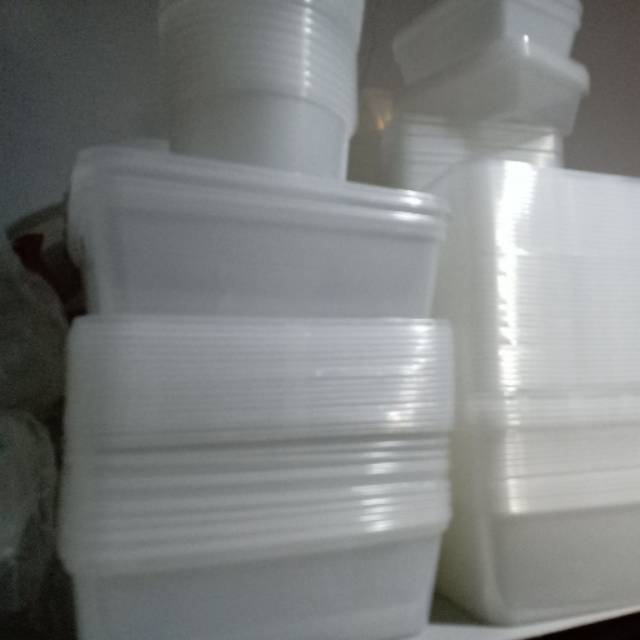 Box kotak plastik 2000ml bisa masuk microwave