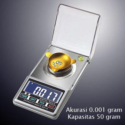 Timbangan Emas Akurasi 0.001 gram Max 50g -PS26 Kualitas Bagus Digital Original