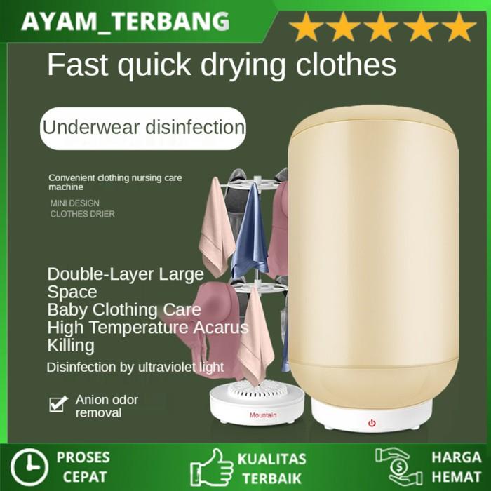 Dryer Cloth Pengering Pakaian Portable Mini Alat Pengering Baju Pakaian Dalam