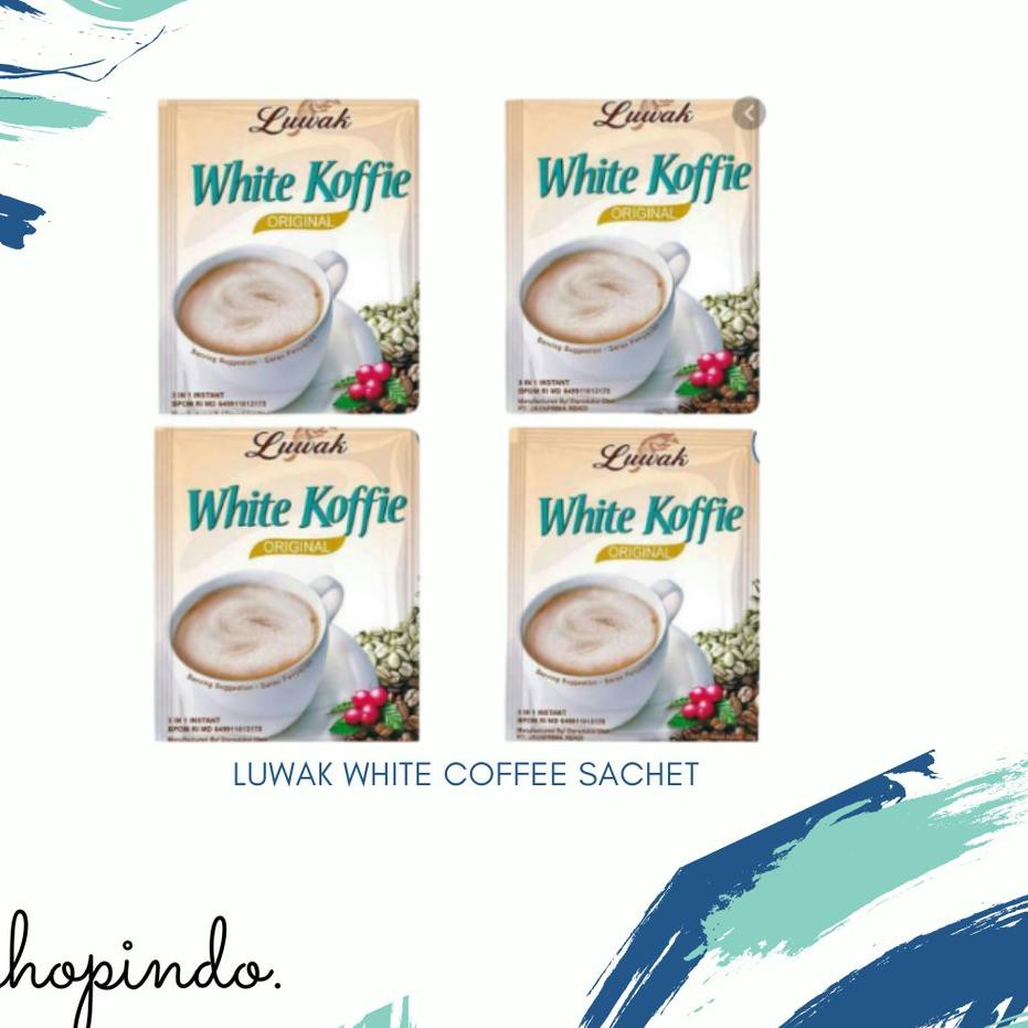 

Diskon19% LUWAK WHITE COFFEE RENCENG ISI 10 PCS 20 GR