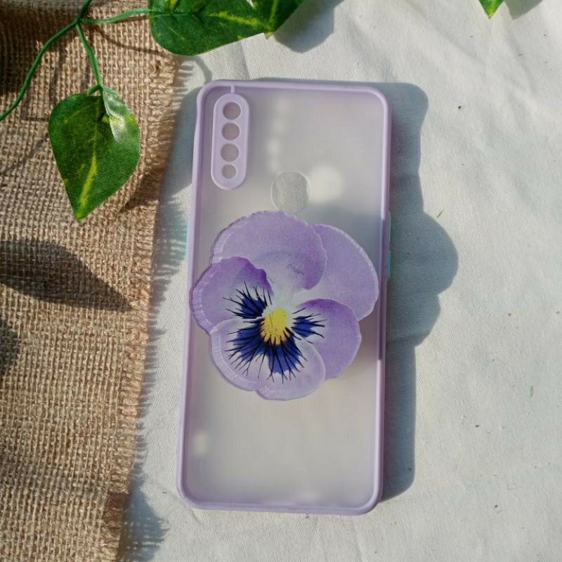 Popsocket custom handphone pegangan handphone custom bunga flower casing