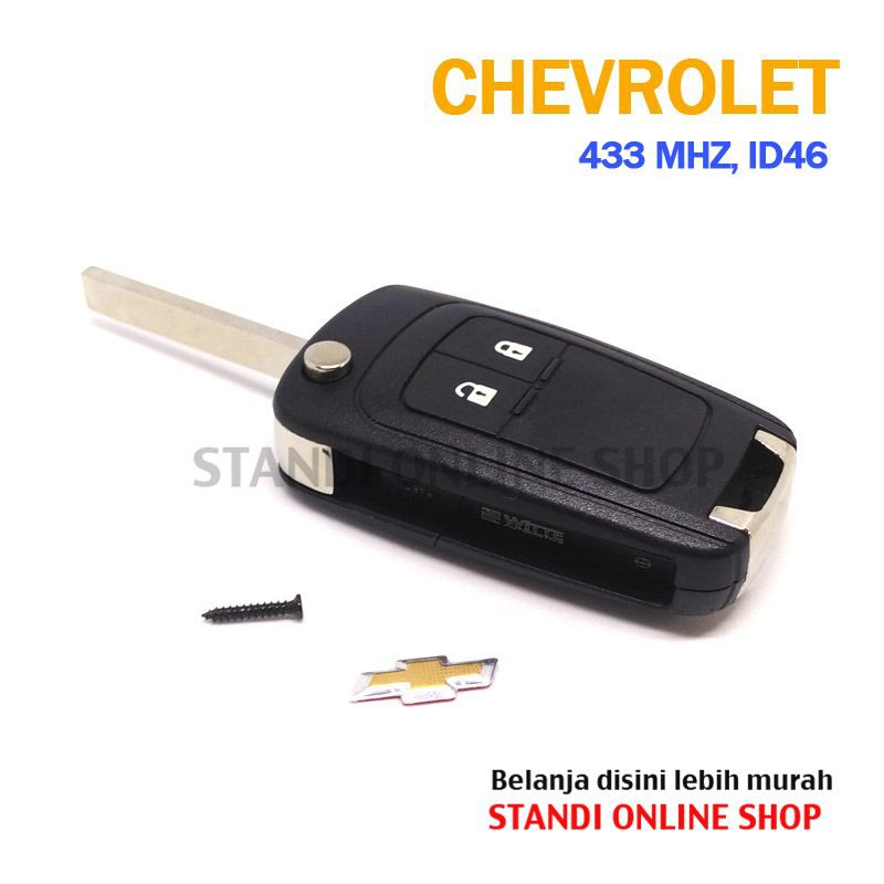 Remote Kunci Chip Transponder Remote PCB Chevrolet 2 Tombol