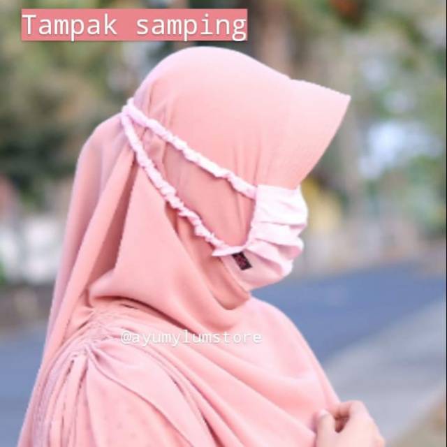 Masker Kain Tali Serut Shopee Indonesia