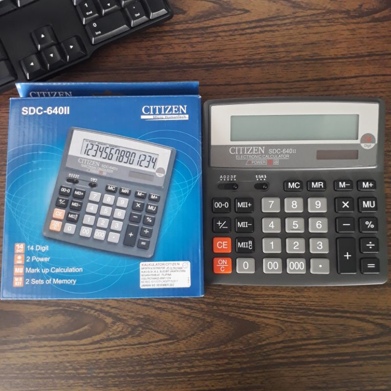 

KALKULATOR SDC-64011 : CITIZEN