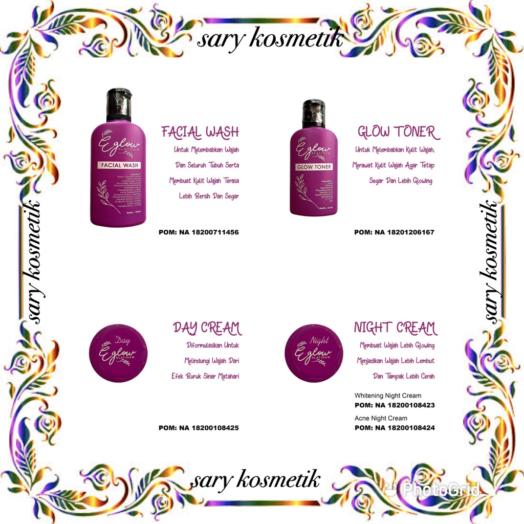 eceran Eglow whitening __ Eceran E glow acne