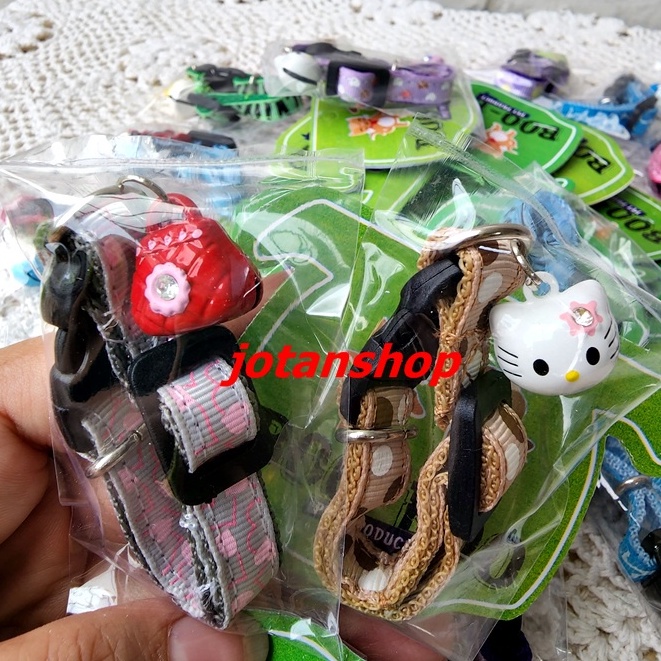 Kalung Kitten Anak Kucing Motif Lonceng besar Bel Karakter lucu