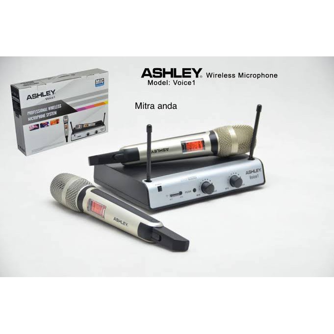 Mic Wireless Ashley Voice 1 Handheld Original