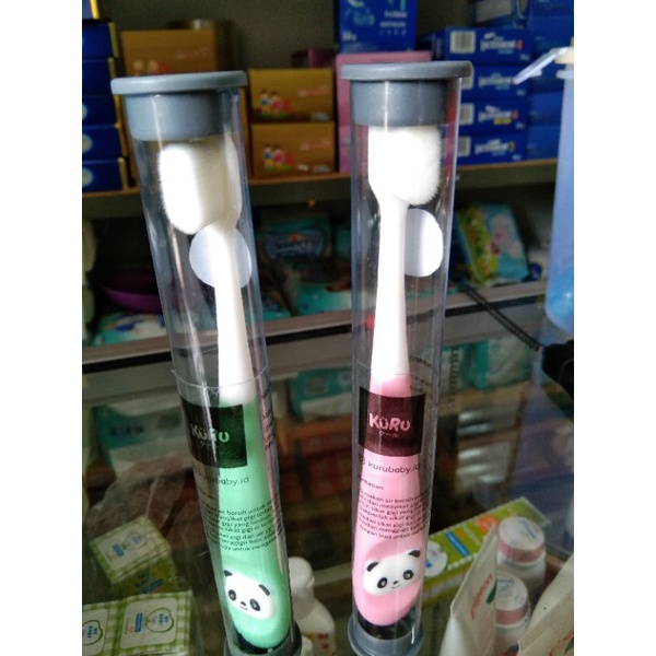 Kuru Training Toothbrush Sikat Gigi Silicone Bayi Bulu Halus