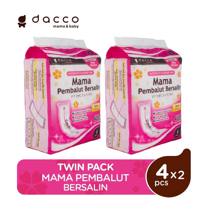 Dacco Mama Pembalut Bersalin Isi 4Pcs - Twin Pack