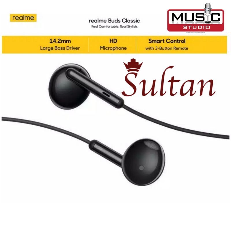 HANDSFREE REALME BUDS CLASSIC MA-20 NEW EXTRA BASS PROMO SEN