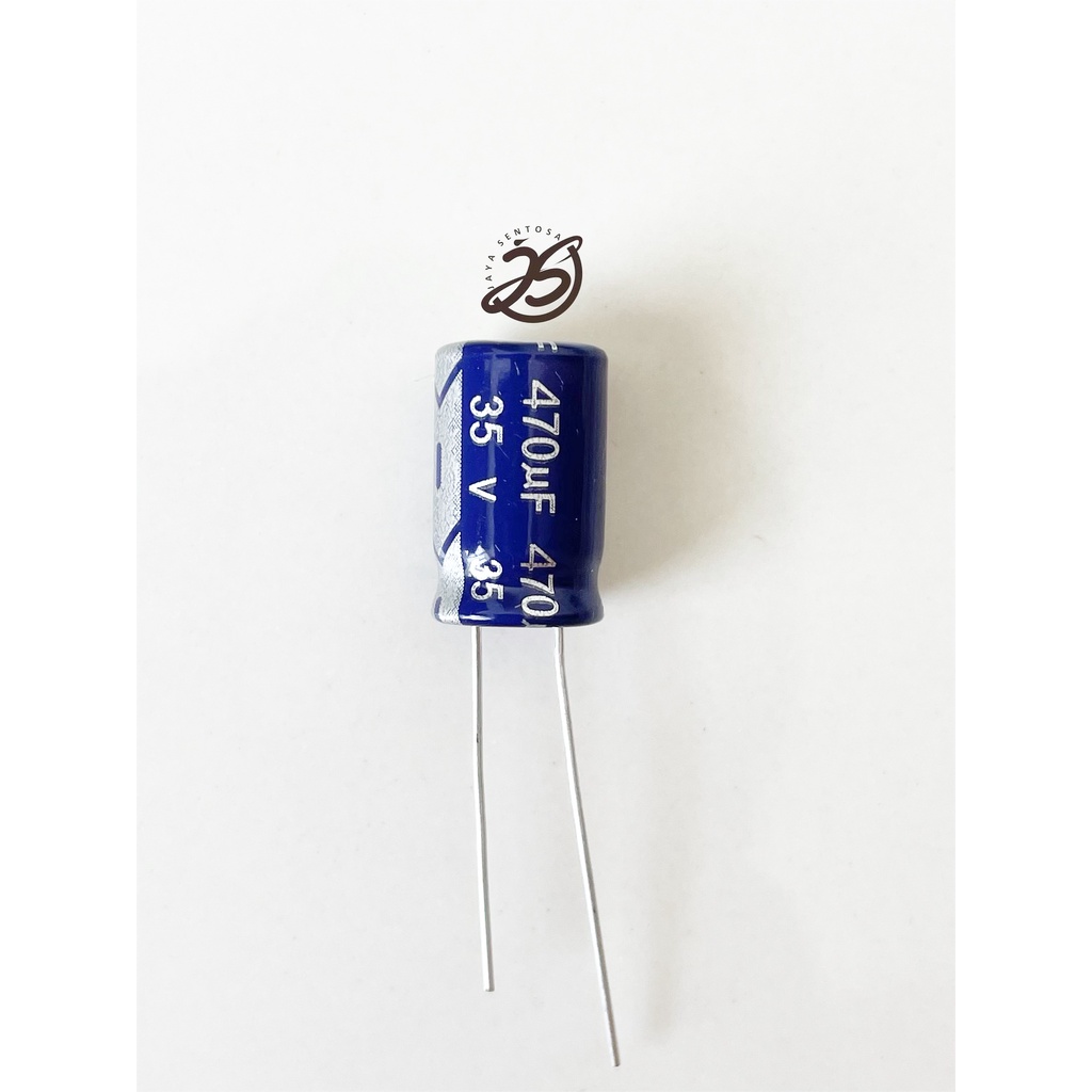 ELCO 470UF 35V (1 BUAH) KAPASITOR CAPACITOR ELCO KAPASITOR ELKO KAPASITOR 470 UF 35 V