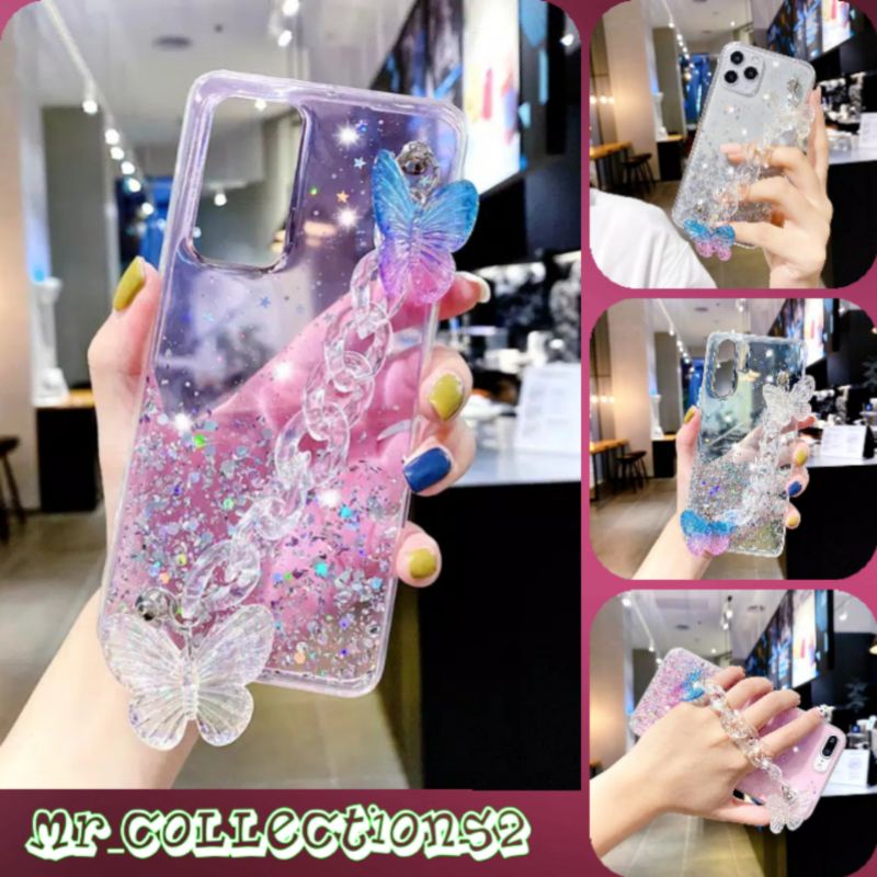 casing hp kupu kupu rantai Oppo, Vivo, realme, Redmi, Samsung, iPhone