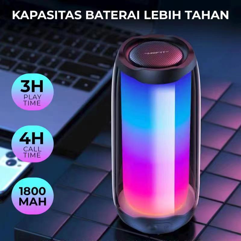 Mofit GM-30 FullBass Wireless Speaker With LED Lights