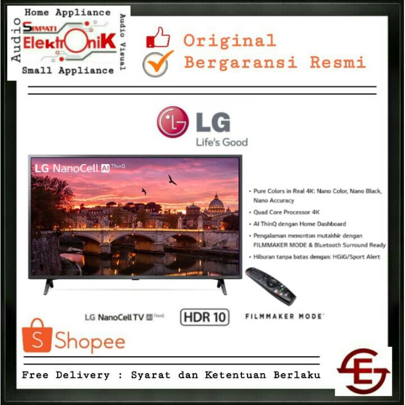 LG LED TV 43NANO79 -  SMART TV LED 43inch SUHD NANOCELL TV 43NANOCELL79TND