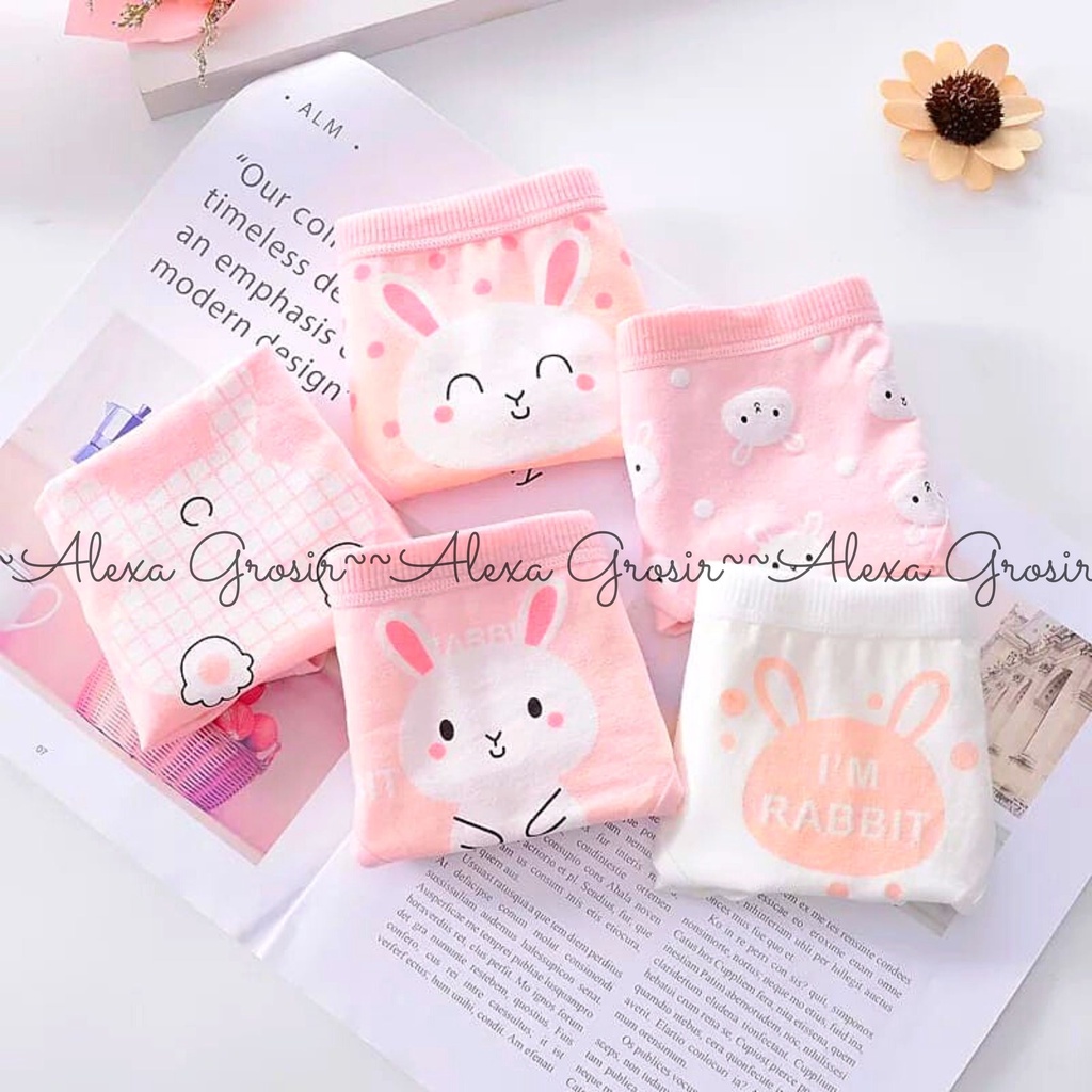 Celana dalam  wanita Rabbit kelinci Underware Daleman cewek import - ALEXAGROSIR