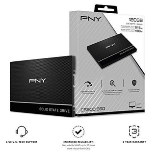 PNY CS900 Internal SSD 120GB 240GB 480GB 2.5 Inch/ SATA III/ 6 Gbps