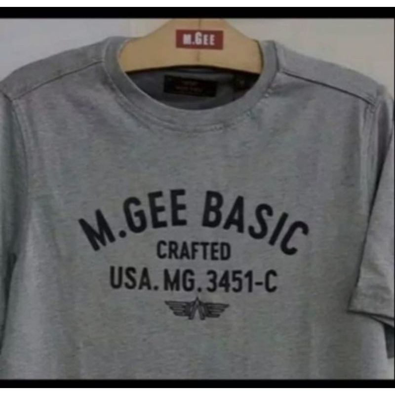 tshirt baju kaos m gee basic terlaris