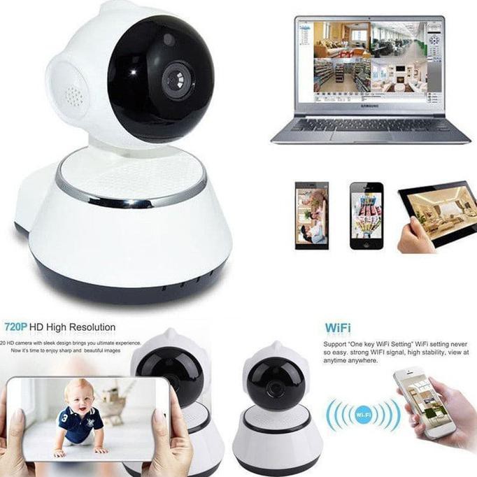 COD AKTIF]] Ip Camera Cctv Wifi p2p Wireless Night Vision Non Antena PRODUK TERBATAS Kode 556