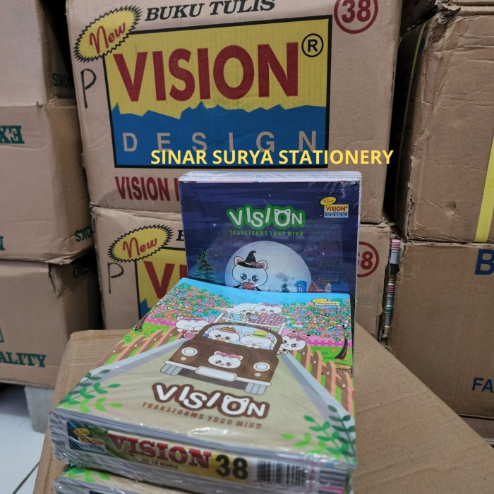 

Mantap Buku Tulis Vision 38 / Pak Isi 10 Buku Gilaa!!!